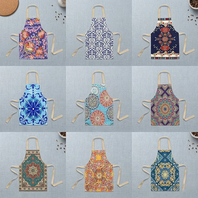 Vintage Boho Mandala Persian Carpet Print Kitchen Apron For Women Linen Cooking Baking Chef Waitress Pinafore Home Cleaning Bib
Vintage Boho Mandala Persian Carpet Print Kitchen Apron For Women Linen Cooking Baking Chef Waitress Pinafore Home Cleaning Bib