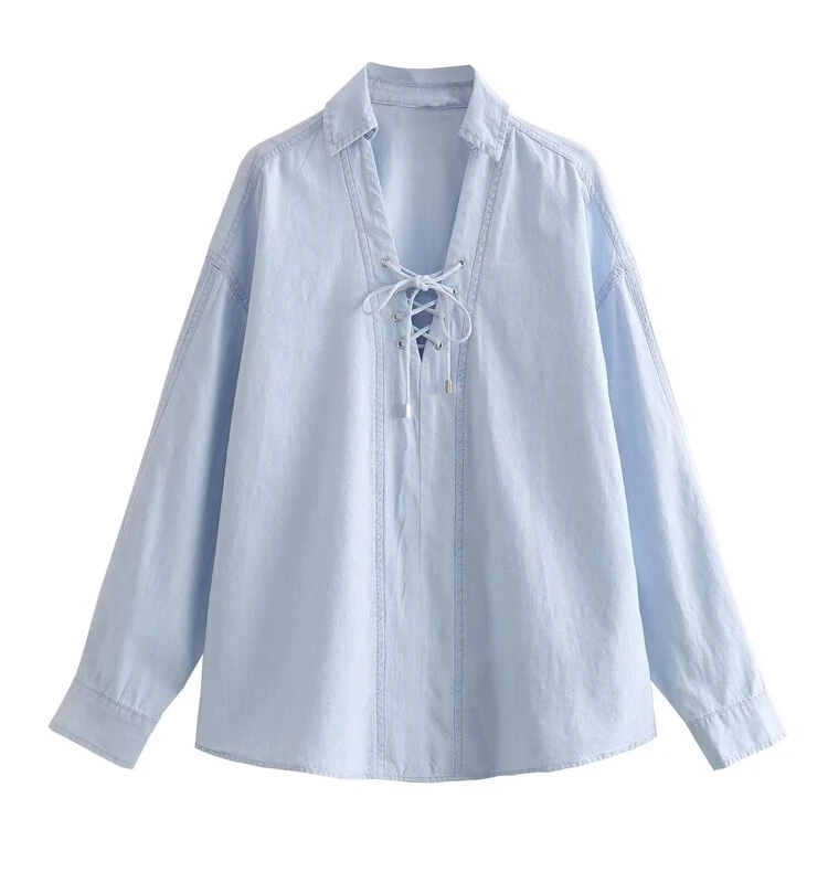 Осенняя коллекция 2023: Новинка! Женская универсальная блузка с длинным рукавом, воротником и бантом, модная повседневная деловая модель, однотонная.
Осенняя коллекция 2023: Новинка! Женская универсальная блузка с длинным рукавом, воротником и бантом, модная повседневная деловая модель, однотонная.