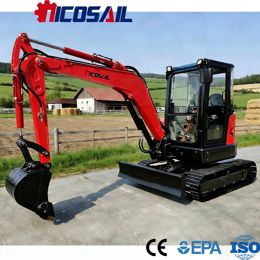 4 Ton Mini Excavator CE Certified Euro 5 Heavy Duty Stable Performance for Building Construction
4 Ton Mini Excavator CE Certified Euro 5 Heavy Duty Stable Performance for Building Construction