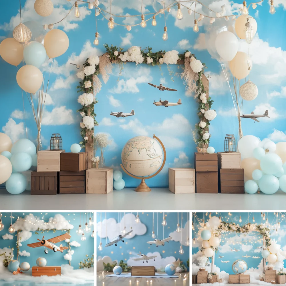 Photography Background Adventure Travel Airplane Kids Birthday Cake Smash Portrait Decor Backdrop Photo Studio
Photography Background Adventure Travel Airplane Kids Birthday Cake Smash Portrait Decor Backdrop Photo Studio