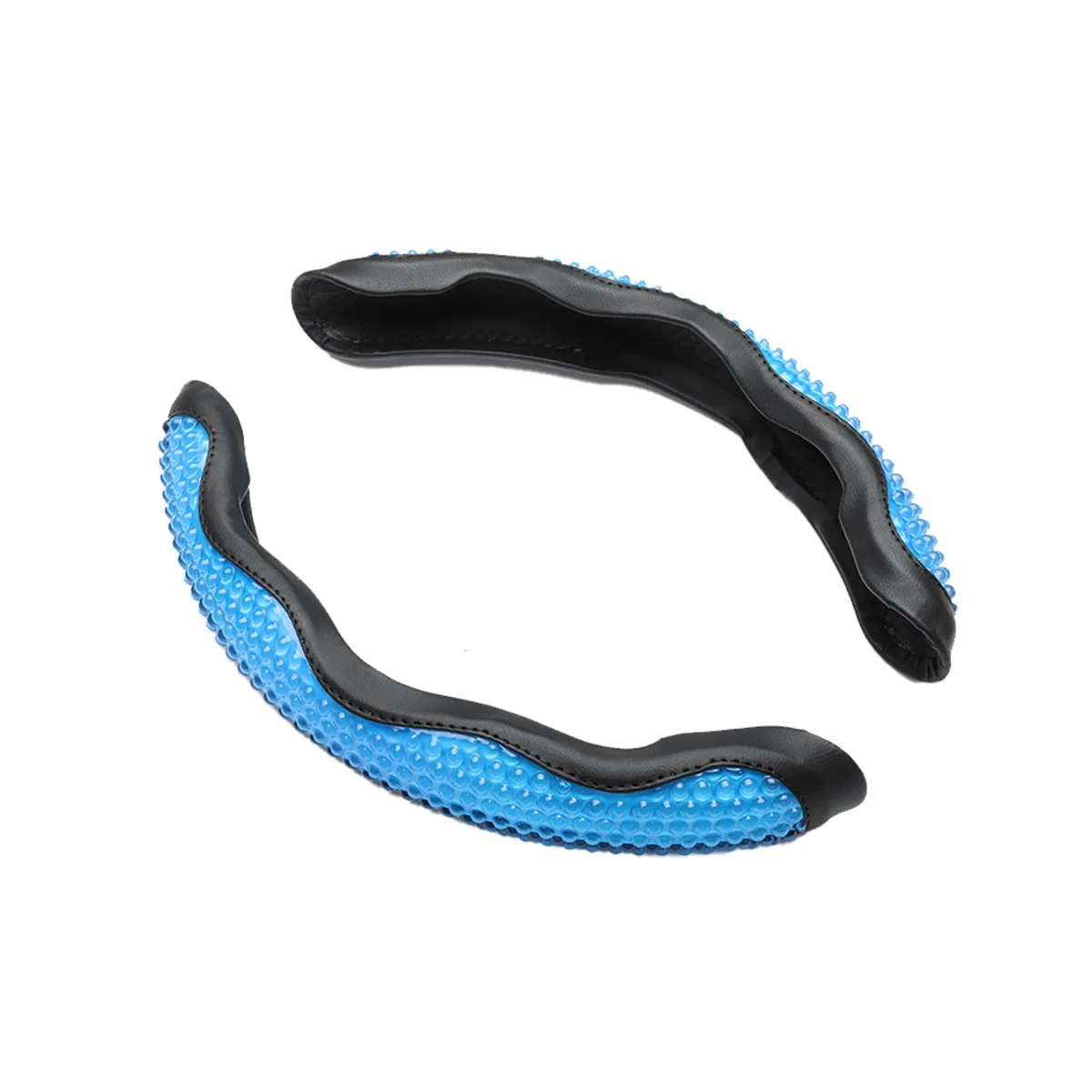 Universal Steering Wheel Cover Summer Cold Gel Anti-Slip Snap-on Snap-on Two Side Sleeve Protective Cover Blue
Universal Steering Wheel Cover Summer Cold Gel Anti-Slip Snap-on Snap-on Two Side Sleeve Protective Cover Blue