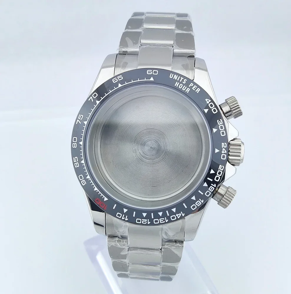 39mm Watch Case VK63 Case Stainless Steel Band Strap Sapphire Glass MOD Parts For Daytona Japan Quartz Chronograph VK63 Movement
39mm Watch Case VK63 Case Stainless Steel Band Strap Sapphire Glass MOD Parts For Daytona Japan Quartz Chronograph VK63 Movement
