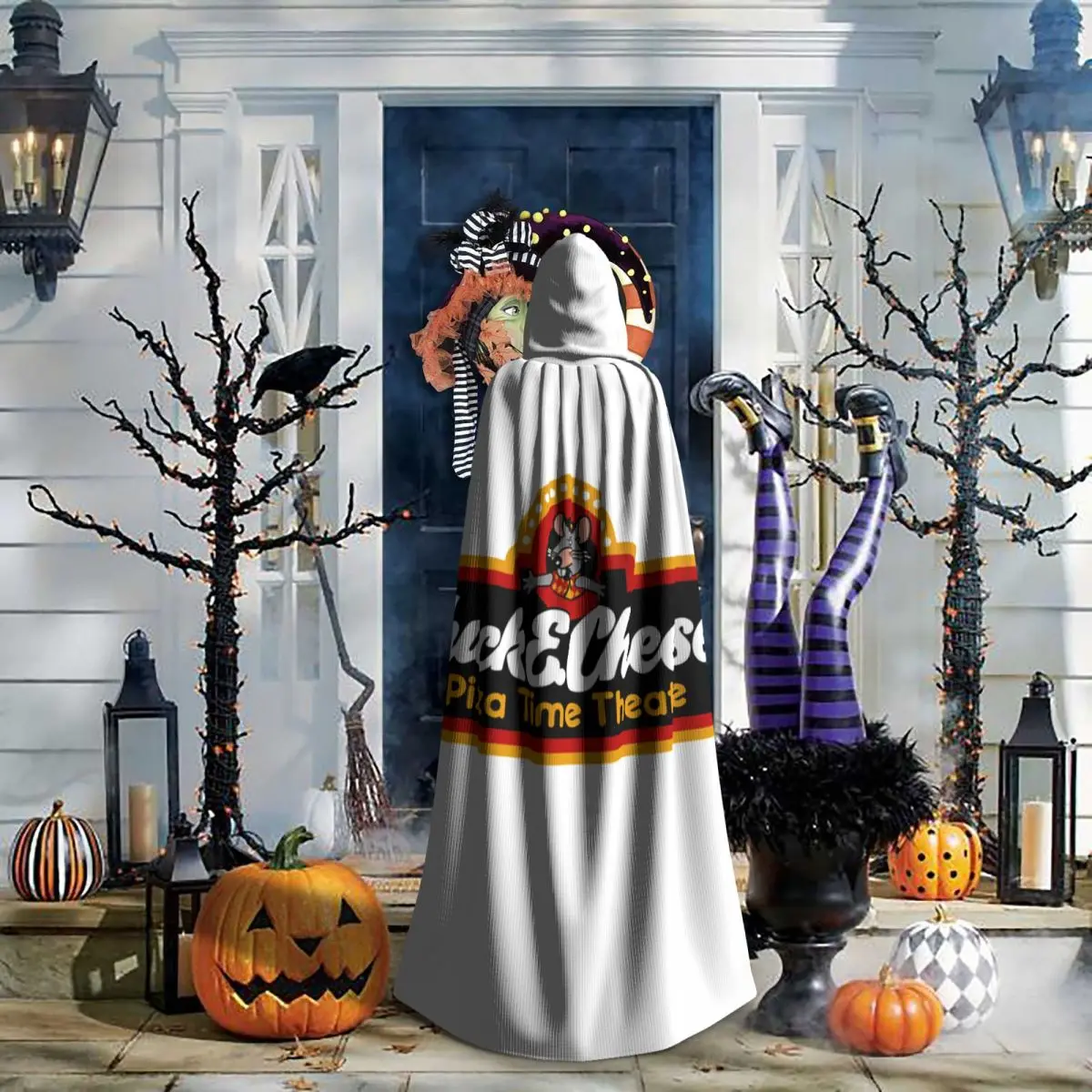 Длинный плащ с капюшоном и логотипом Chuck E Cheese, средневековый костюм ведьмы, накидка для косплея, для Хэллоуина, для взрослых, унисекс
Длинный плащ с капюшоном и логотипом Chuck E Cheese, средневековый костюм ведьмы, накидка для косплея, для Хэллоуина, для взрослых, унисекс