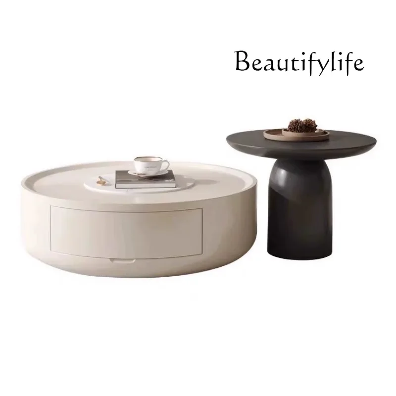 Modern small apartment coffee table simple light luxury living room home designer advanced small side table
Modern small apartment coffee table simple light luxury living room home designer advanced small side table