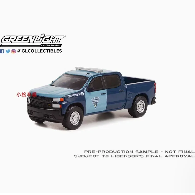 Литой под давлением GreenLight, масштаб 1:64, 2021, Silverado, полицейский сплав, модель автомобиля, коллекция, украшение для дисплея, игрушка в подарок 
Литой под давлением GreenLight, масштаб 1:64, 2021, Silverado, полицейский сплав, модель автомобиля, коллекция, украшение для дисплея, игрушка в подарок