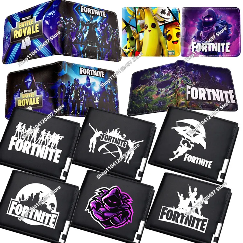 Fortnite Wallet Short Bifold Coin Bag Leather Photo Card Holder Student Wallets Boys Girls Cartoon Print Purses
Fortnite Wallet Short Bifold Coin Bag Leather Photo Card Holder Student Wallets Boys Girls Cartoon Print Purses