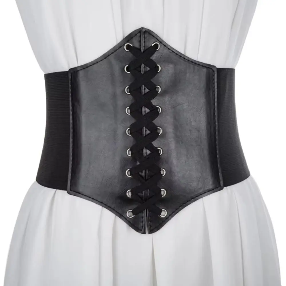 New Punk Slimming Body Belts PU Leather External Wear Wide Belt High Elasticity Waist Cincher
New Punk Slimming Body Belts PU Leather External Wear Wide Belt High Elasticity Waist Cincher