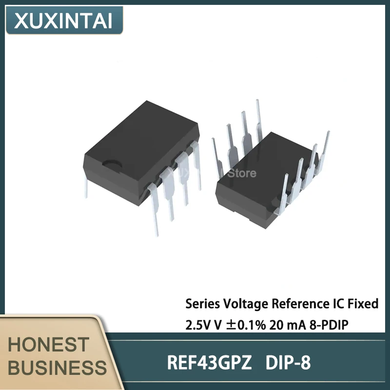 5Pcs/Lot New Original REF43GPZ REF43 Series Voltage Reference IC Fixed 2.5V V ±0.1% 20 mA 8-PDIP
5Pcs/Lot New Original REF43GPZ REF43 Series Voltage Reference IC Fixed 2.5V V ±0.1% 20 mA 8-PDIP