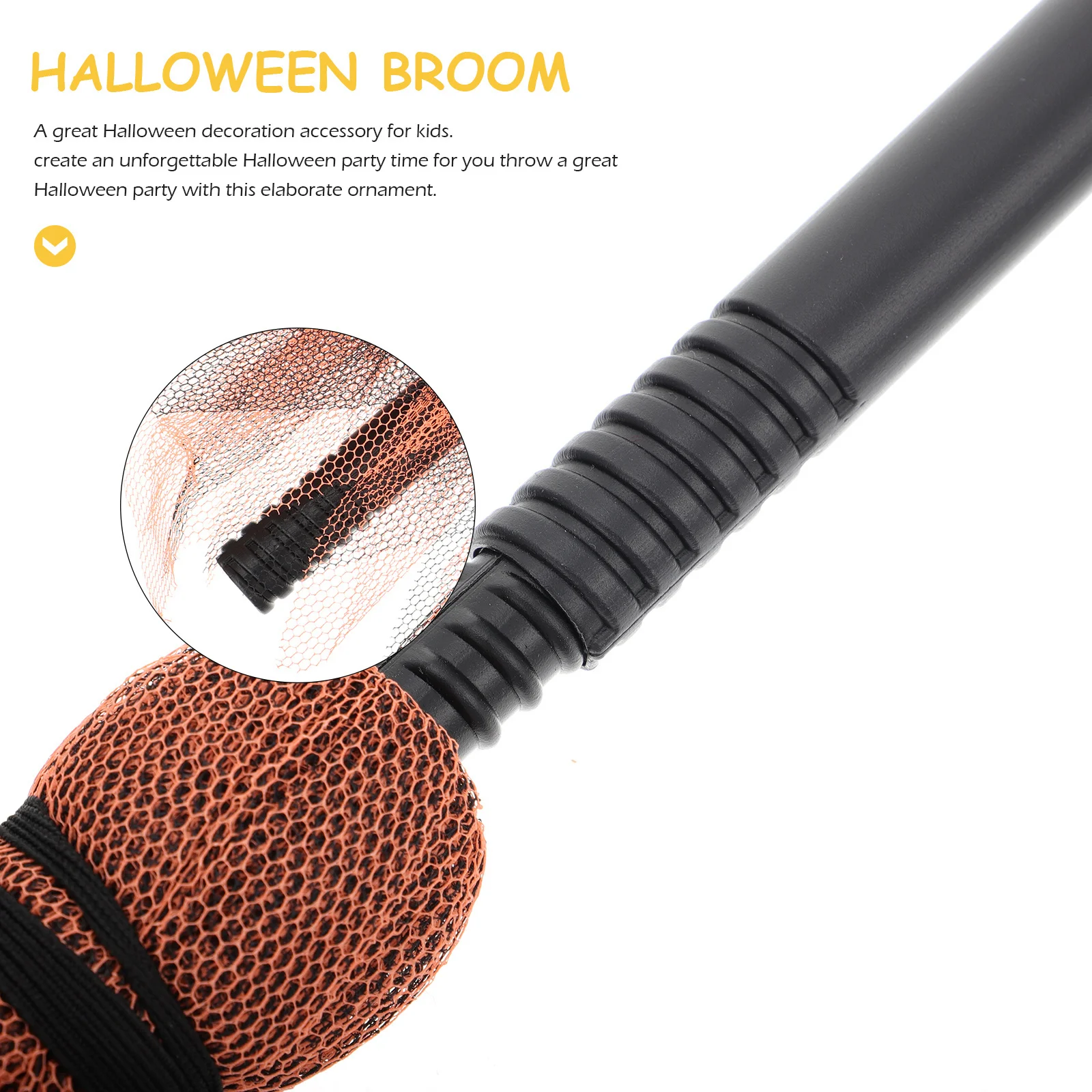 2Pcs Witch Broom Halloween Besom Party Prop Durable Decoration for Kids Cosplay Accessory Halloween Broom Party Prop
2Pcs Witch Broom Halloween Besom Party Prop Durable Decoration for Kids Cosplay Accessory Halloween Broom Party Prop