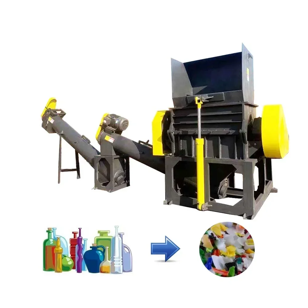 Automatic plastic bottle cutting machine Scrap Grinder PET Bottle Crusher Cutting Machine Plastic Shredding Machine
Automatic plastic bottle cutting machine Scrap Grinder PET Bottle Crusher Cutting Machine Plastic Shredding Machine