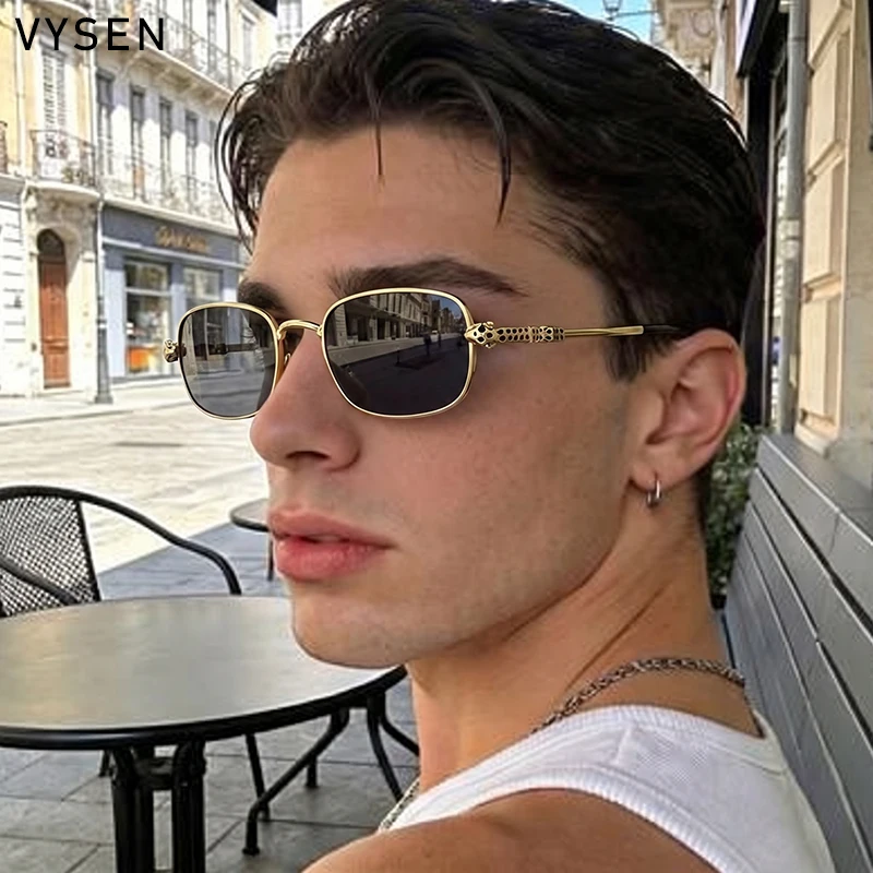 Steampunk Square Sunglasses Men 2026 Luxury Designer Leopard Head Photochromic Metal Frame Sun Glasses Driving Eyewear Shades
Steampunk Square Sunglasses Men 2026 Luxury Designer Leopard Head Photochromic Metal Frame Sun Glasses Driving Eyewear Shades