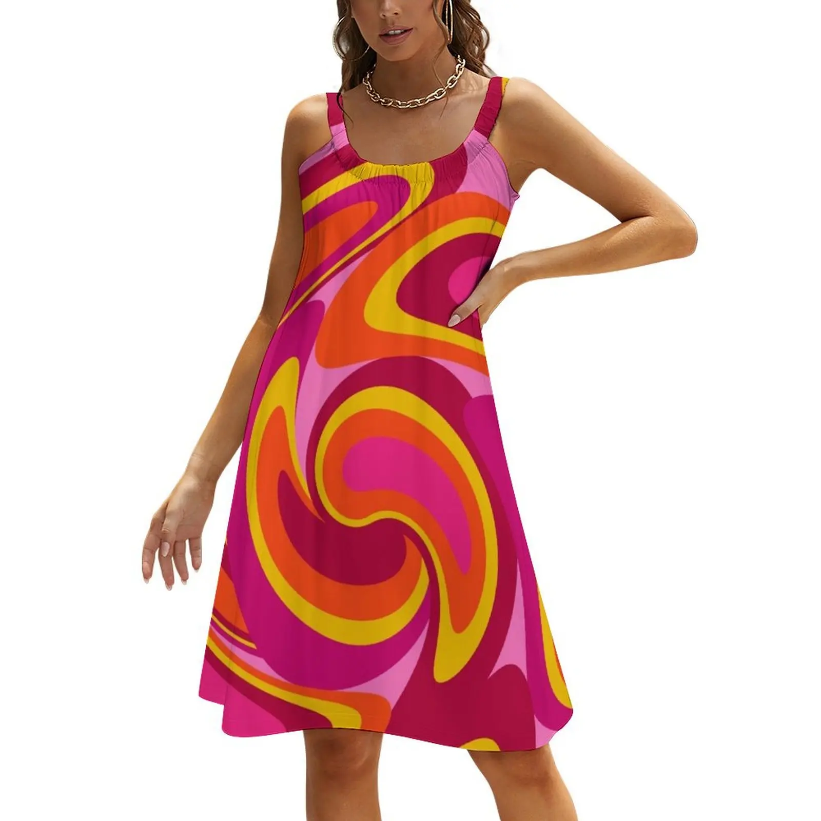 Mid Century Modern Retro Design Beach Sling Skirt womens dress summer women's suit dresses for prom
Mid Century Modern Retro Design Beach Sling Skirt womens dress summer women's suit dresses for prom