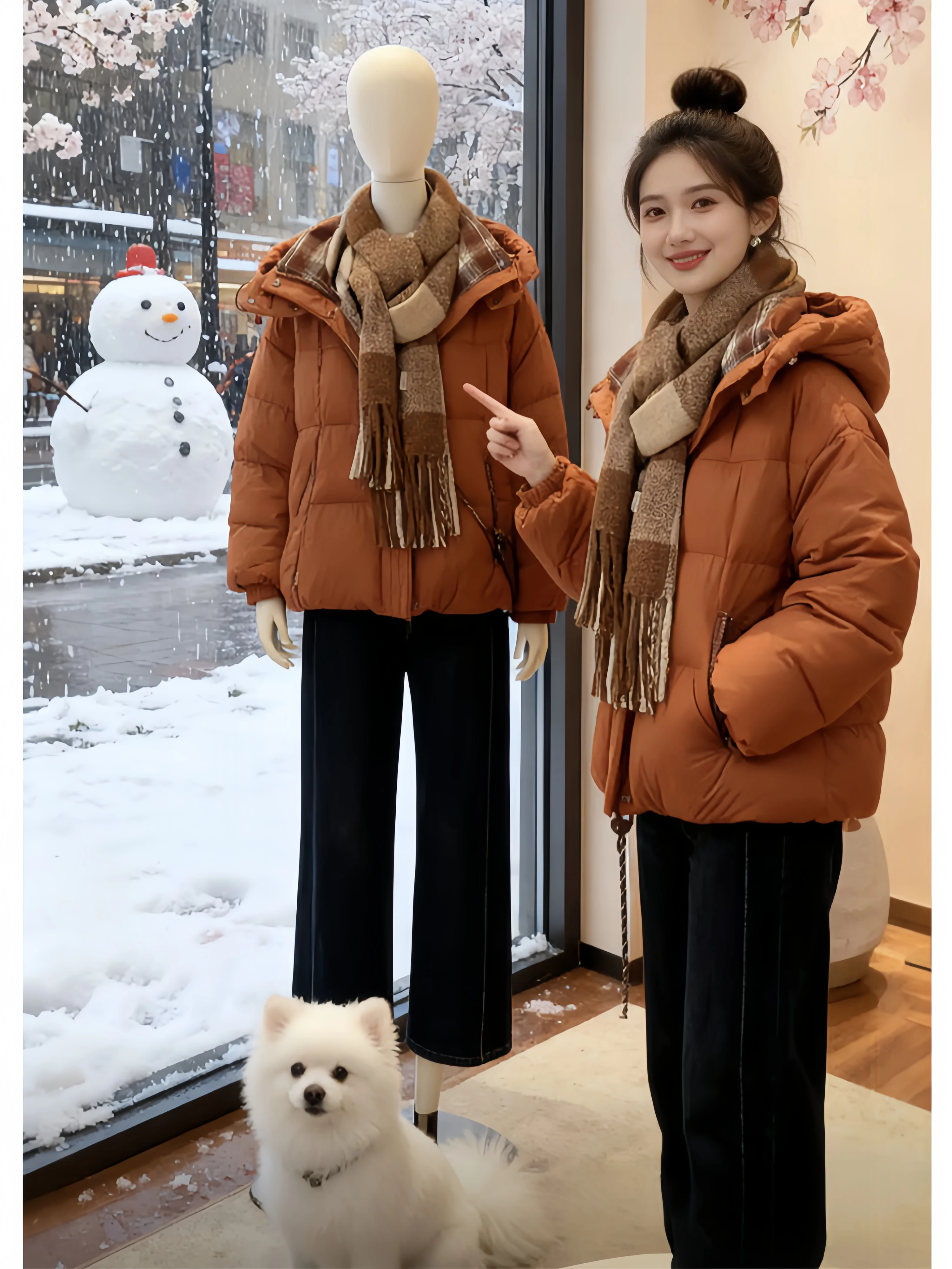 Premium Orange Hooded down Cotton Jacket Women's Winter Thick Warmth Bread Style Coat Korean Loose Fit Long Sleeve Zipper
Premium Orange Hooded down Cotton Jacket Women's Winter Thick Warmth Bread Style Coat Korean Loose Fit Long Sleeve Zipper