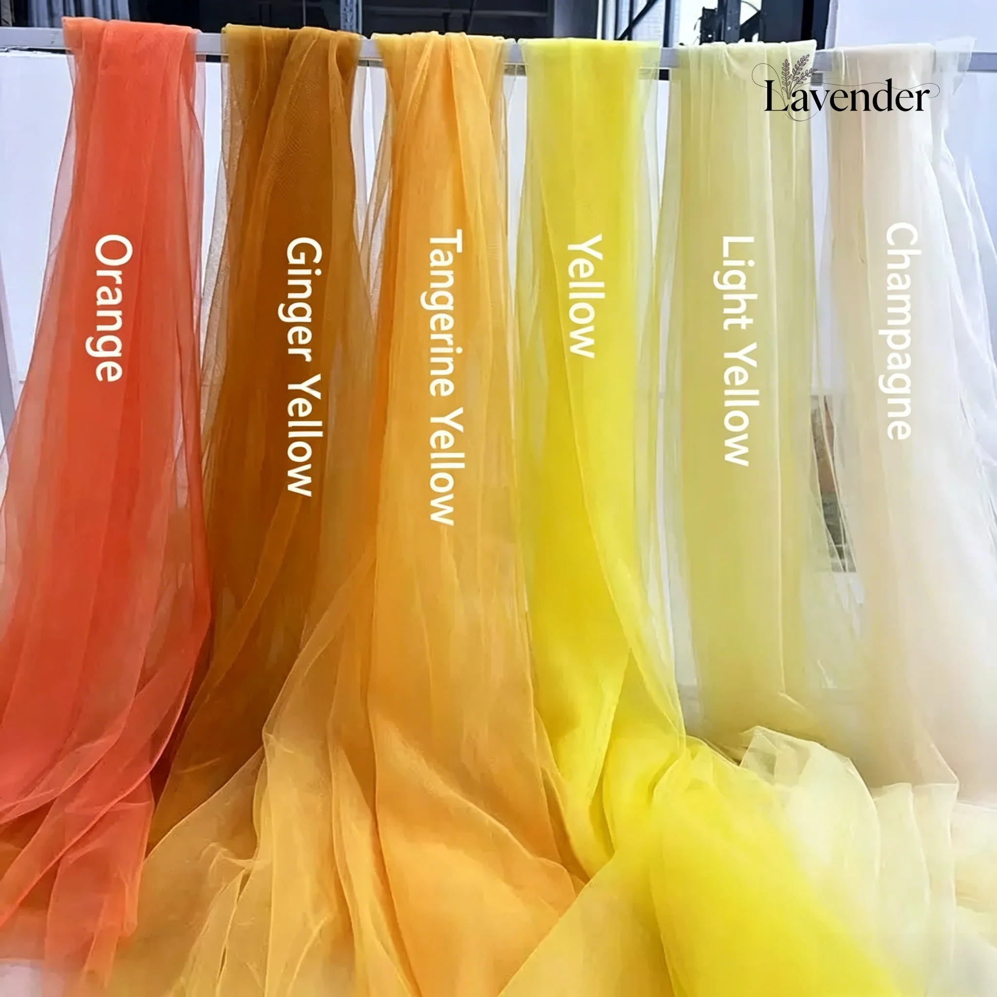 Orange Yellow Sheer Tulle Fabric Soft Lightweight Mesh for Wedding Decor Scene Backdrop Curtains Apparel Sewing
Orange Yellow Sheer Tulle Fabric Soft Lightweight Mesh for Wedding Decor Scene Backdrop Curtains Apparel Sewing