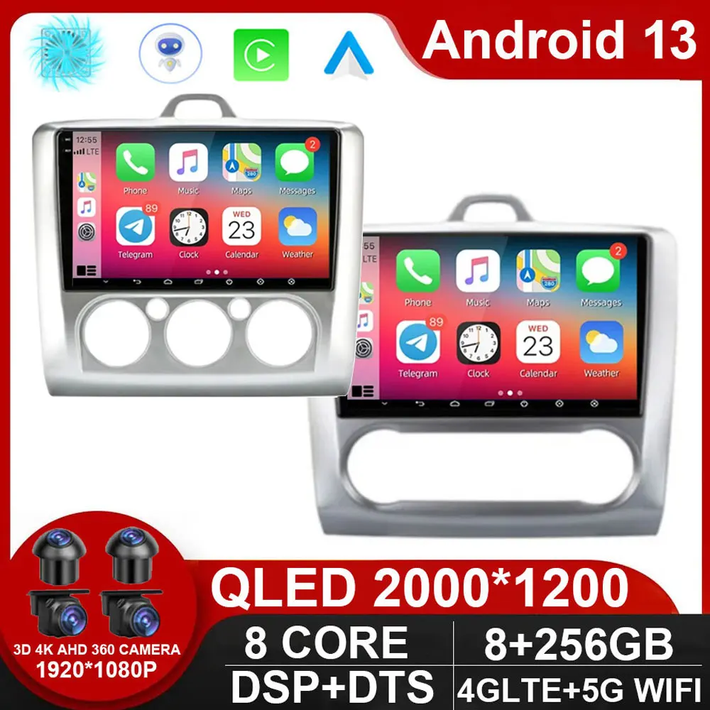 9"4G+WiFi Car Radio for Ford Focus Exi MT AT 2004 - 2011 Multimedia Player Android 13 GPS Navigation Head Unit NO 2din 2 Din
9"4G+WiFi Car Radio for Ford Focus Exi MT AT 2004 - 2011 Multimedia Player Android 13 GPS Navigation Head Unit NO 2din 2 Din