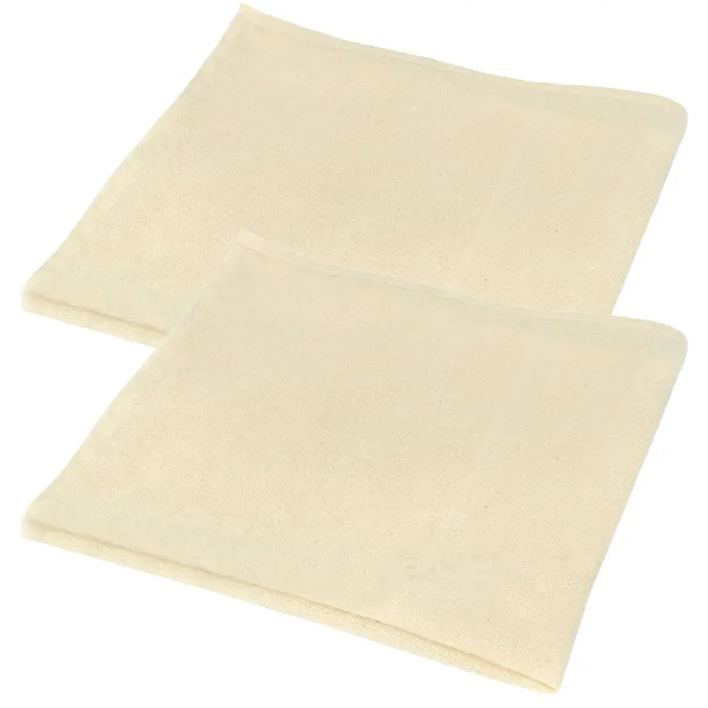 2 Pcs Cheesecloth Unbleached Cloth Yoghurt Kitchen Sieve Fine Mesh Strainer Reusable Filter Cheese Making Supplies
2 Pcs Cheesecloth Unbleached Cloth Yoghurt Kitchen Sieve Fine Mesh Strainer Reusable Filter Cheese Making Supplies