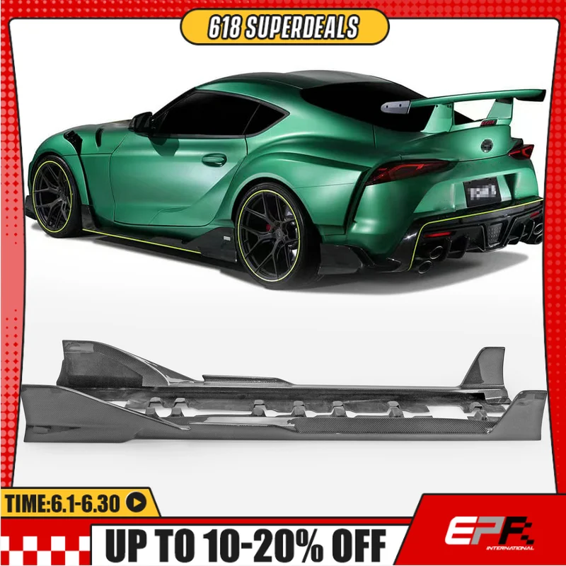 For A90 Supra TMS Style Side Skirt 2pcs - Exterior Sport Side Skirt Trim | Performance Side Body Styling Accessory
For A90 Supra TMS Style Side Skirt 2pcs - Exterior Sport Side Skirt Trim | Performance Side Body Styling Accessory
