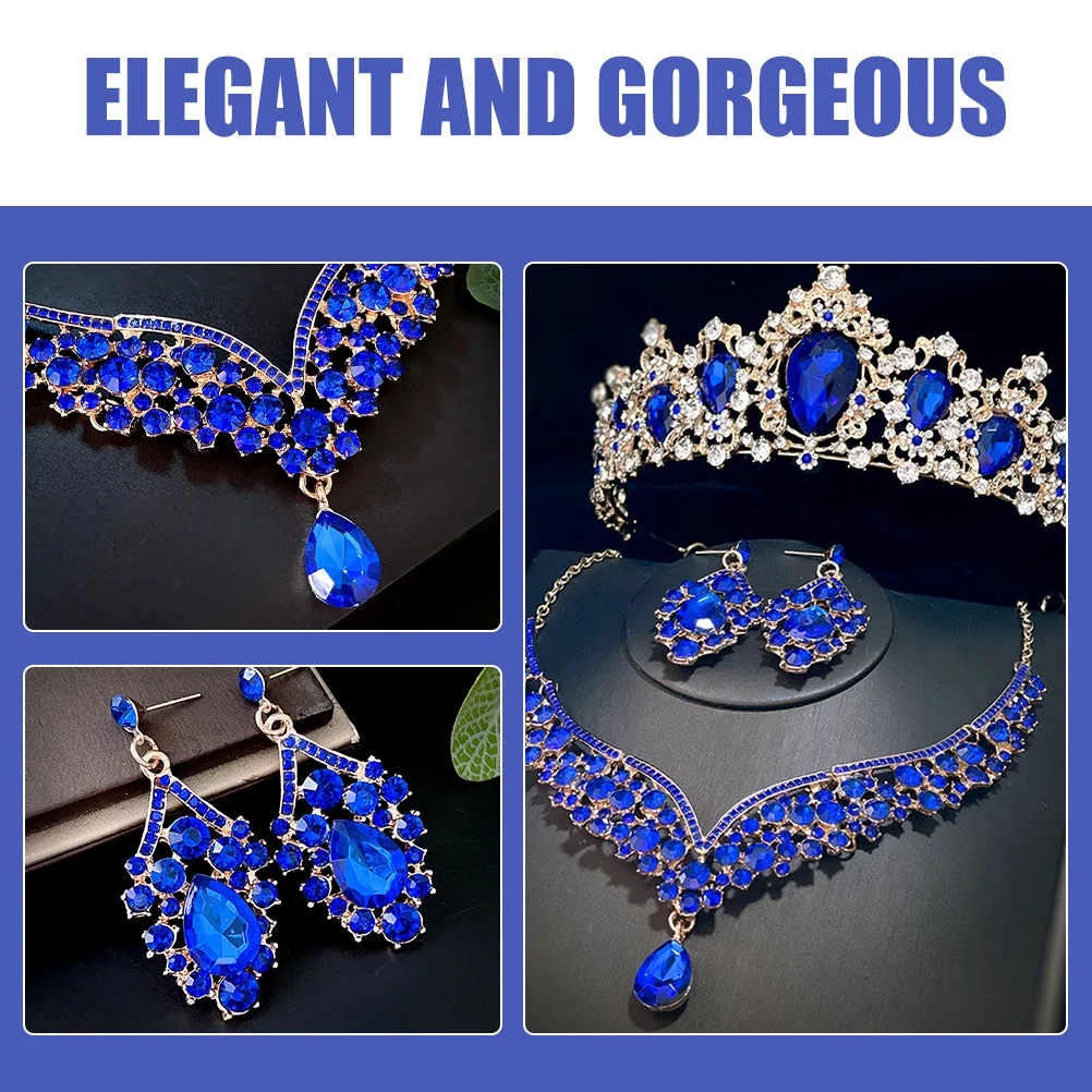 1 set 1 Set Crown Headband Necklace Earrings Jewelry Set For Women Rhinestone Wedding Party Birthday Prom Decoration
1 set 1 Set Crown Headband Necklace Earrings Jewelry Set For Women Rhinestone Wedding Party Birthday Prom Decoration