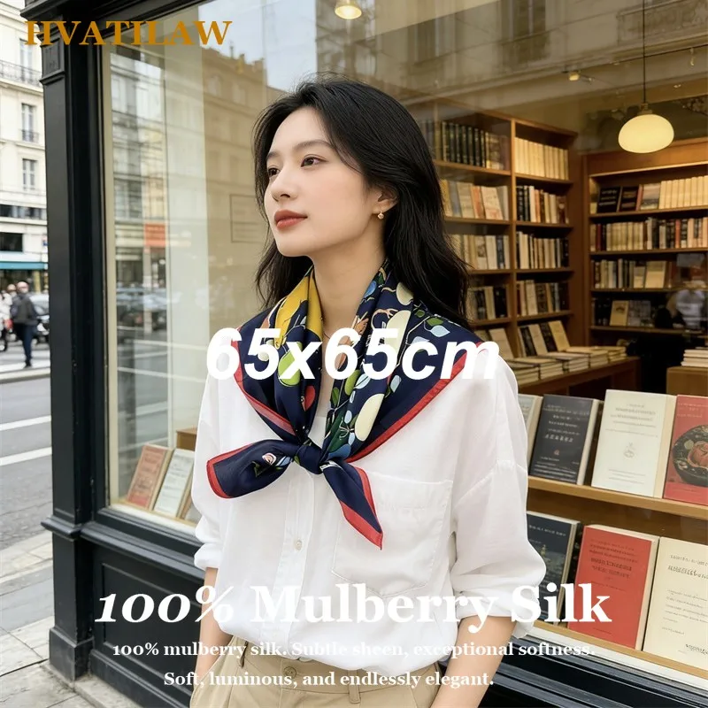 100% Real Silk Scarf 65x65cm Small Square Silk Twill Neckerchief for Women Luxury Neck Scarf Hair Bandana Neckerchief Shawl Wrap
100% Real Silk Scarf 65x65cm Small Square Silk Twill Neckerchief for Women Luxury Neck Scarf Hair Bandana Neckerchief Shawl Wrap