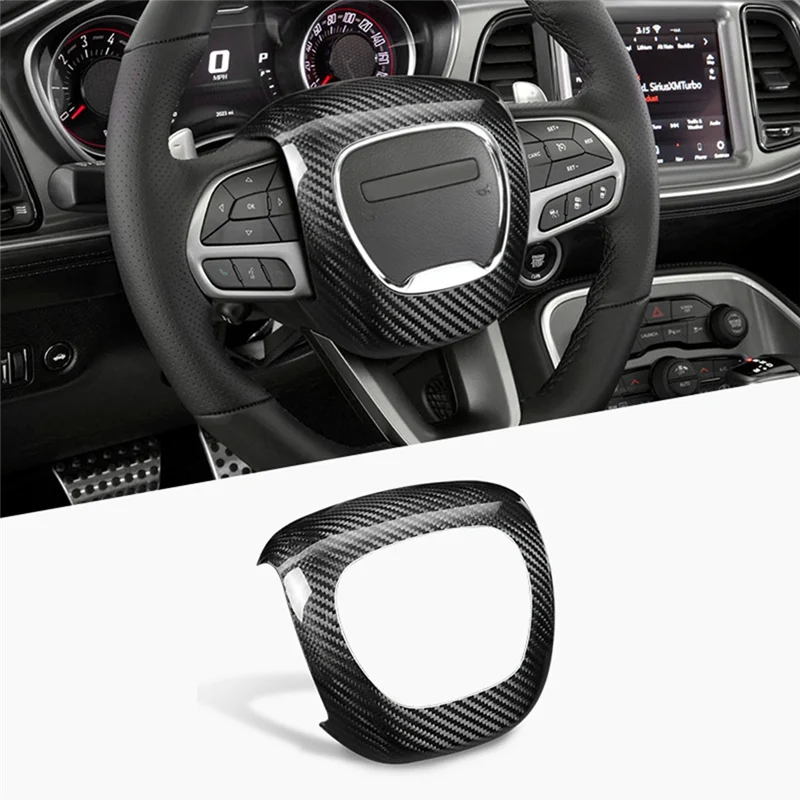 Car Steering Wheel Trim Cover For Dodge Charger Challenger Durango Jeep Grand Cherokee SRT8 2015-2023
Car Steering Wheel Trim Cover For Dodge Charger Challenger Durango Jeep Grand Cherokee SRT8 2015-2023