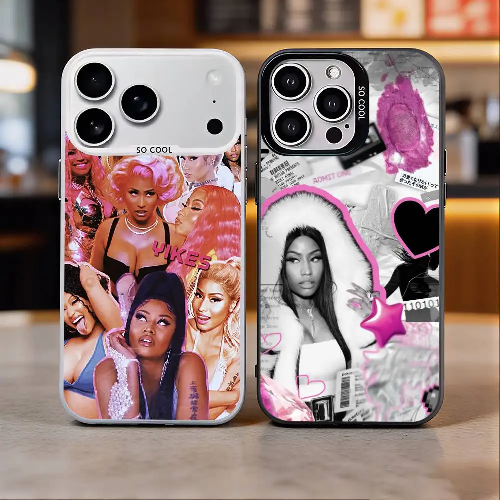 Friday N-Nicki M-Minaj Phone Case For iPhone 17, 16,15,14,13,12,11 Plus,Pro Max, Colorful Silver Funda Cover
Friday N-Nicki M-Minaj Phone Case For iPhone 17, 16,15,14,13,12,11 Plus,Pro Max, Colorful Silver Funda Cover
