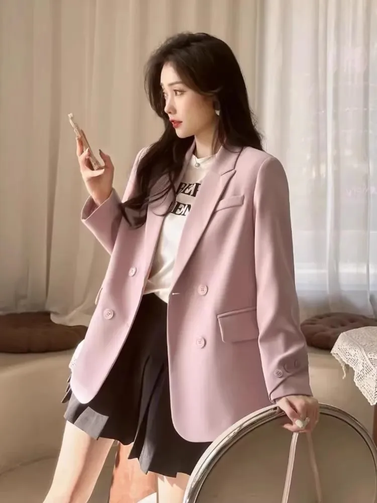 High-End Small Blazer for Women Female Office Lady 2024 New Spring/Autumn: Thin Elegant Casual Unique Design Loose Blazer Trendy
High-End Small Blazer for Women Female Office Lady 2024 New Spring/Autumn: Thin Elegant Casual Unique Design Loose Blazer Trendy