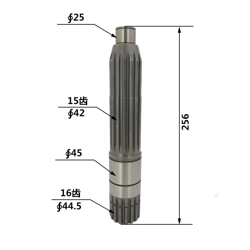 Suitable for Kato HD900-7, Doosan Daewoo DH220-5, 220-7, 225-7 excavators Travel motor gear pump shaft / motor shaft 16/15 teeth
Suitable for Kato HD900-7, Doosan Daewoo DH220-5, 220-7, 225-7 excavators Travel motor gear pump shaft / motor shaft 16/15 teeth