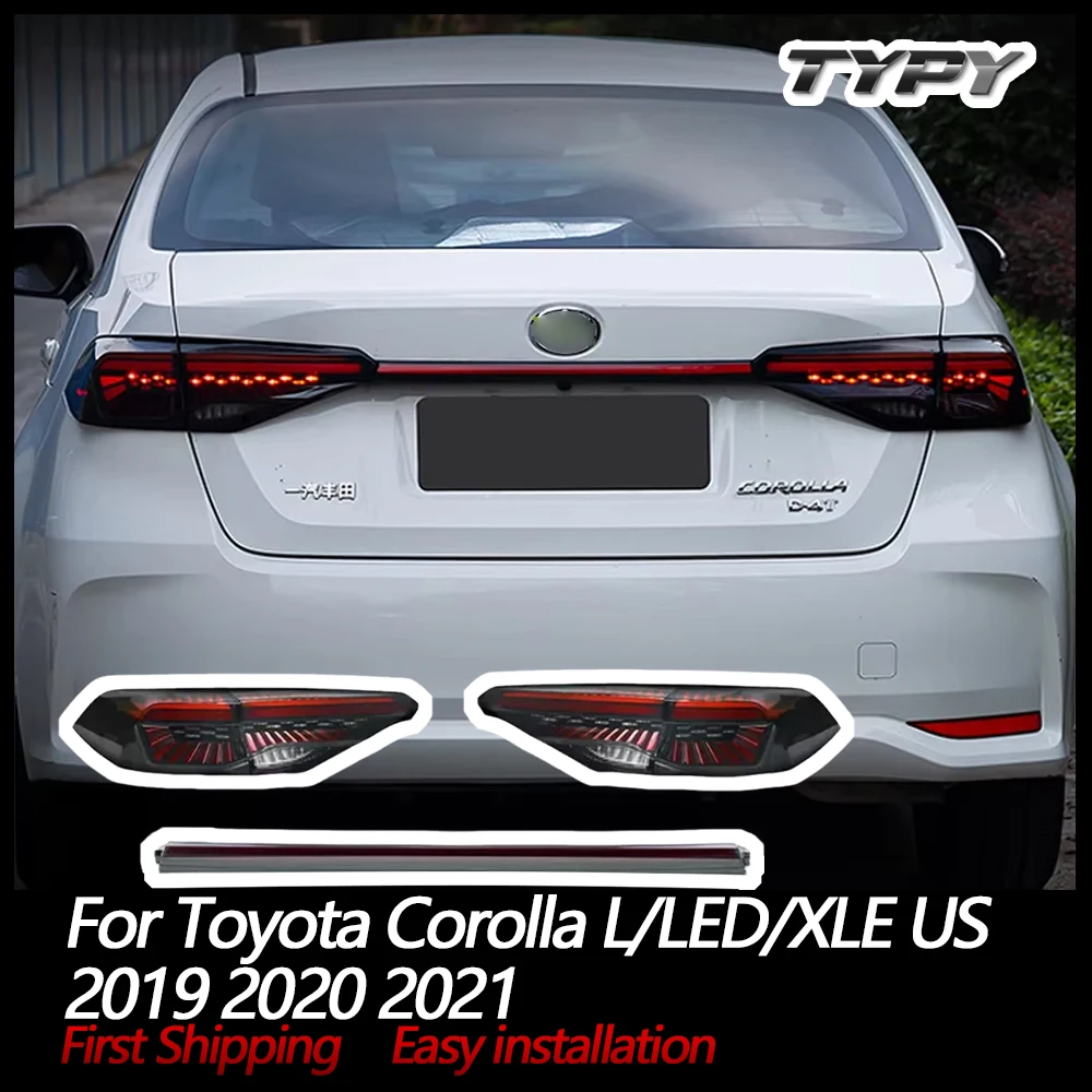 Car Lights Taillights Assembly Throughout Rear Lamp For Toyota Corolla L/LED/XLE US 2019 2020 2021 Fog Lamps Dynamic DRL
Car Lights Taillights Assembly Throughout Rear Lamp For Toyota Corolla L/LED/XLE US 2019 2020 2021 Fog Lamps Dynamic DRL