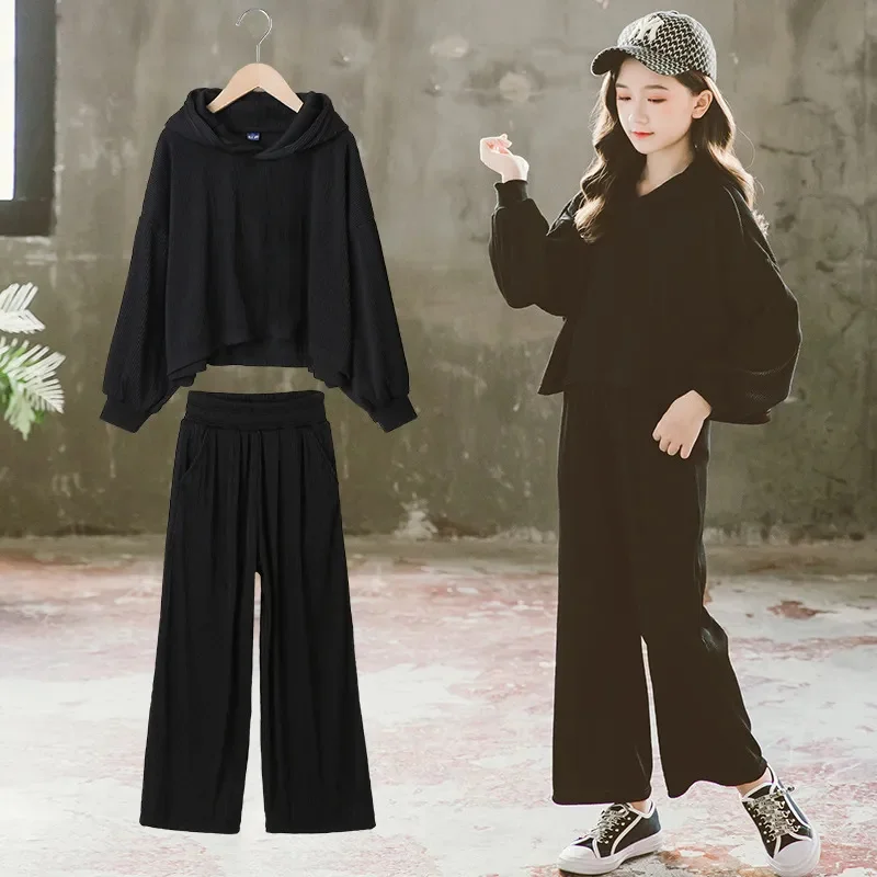 2Pcs Children Girls School Uniform Two Piece Outfits Hooded Coat+Pants Kids Clothing Sets Suits For Teenagers 4 to 14Years Old
2Pcs Children Girls School Uniform Two Piece Outfits Hooded Coat+Pants Kids Clothing Sets Suits For Teenagers 4 to 14Years Old