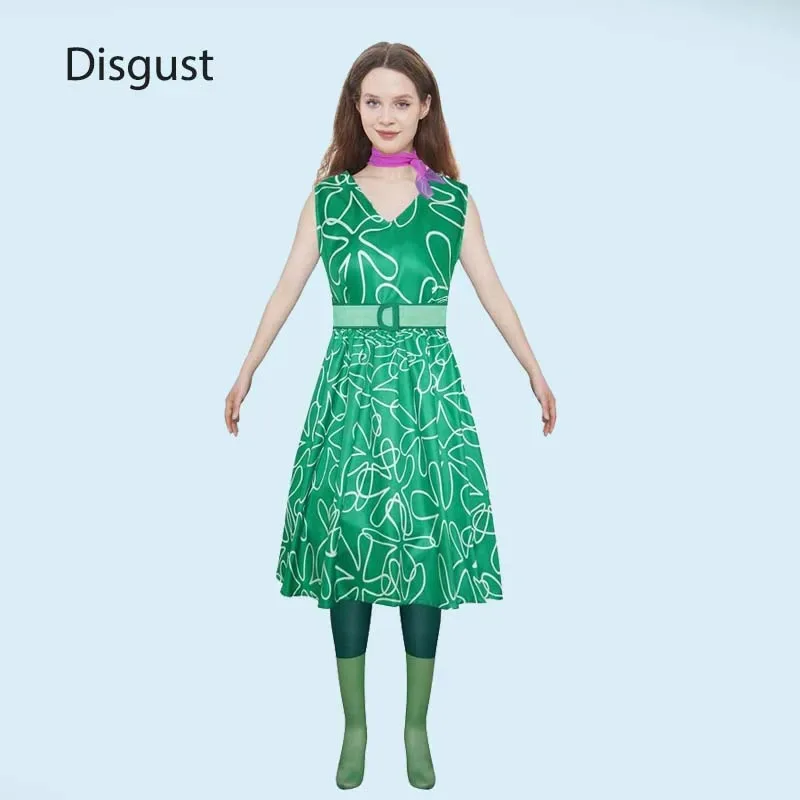 Anime Cosplay Insider Out Women Girls Disgust Outfits with Headwear for Halloween Disgust Cosplay Costume
Anime Cosplay Insider Out Women Girls Disgust Outfits with Headwear for Halloween Disgust Cosplay Costume