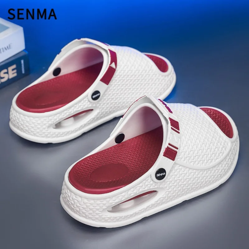 SENMA Men Slippers Summer New 2026 Slides Dual-purpose Sandals EVA Soft-sole Unisex Men Women Indoor Outdoor Walking Beach Shoes
SENMA Men Slippers Summer New 2026 Slides Dual-purpose Sandals EVA Soft-sole Unisex Men Women Indoor Outdoor Walking Beach Shoes