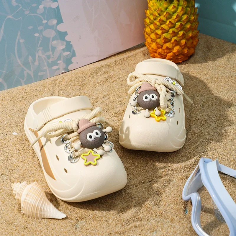 Детские тапочки, летние милые нескользящие сабо с открытым носком для мальчиков и девочек, сандалии для малышей и больших детей, шлепанцы из ЭВА
Детские тапочки, летние милые нескользящие сабо с открытым носком для мальчиков и девочек, сандалии для малышей и больших детей, шлепанцы из ЭВА