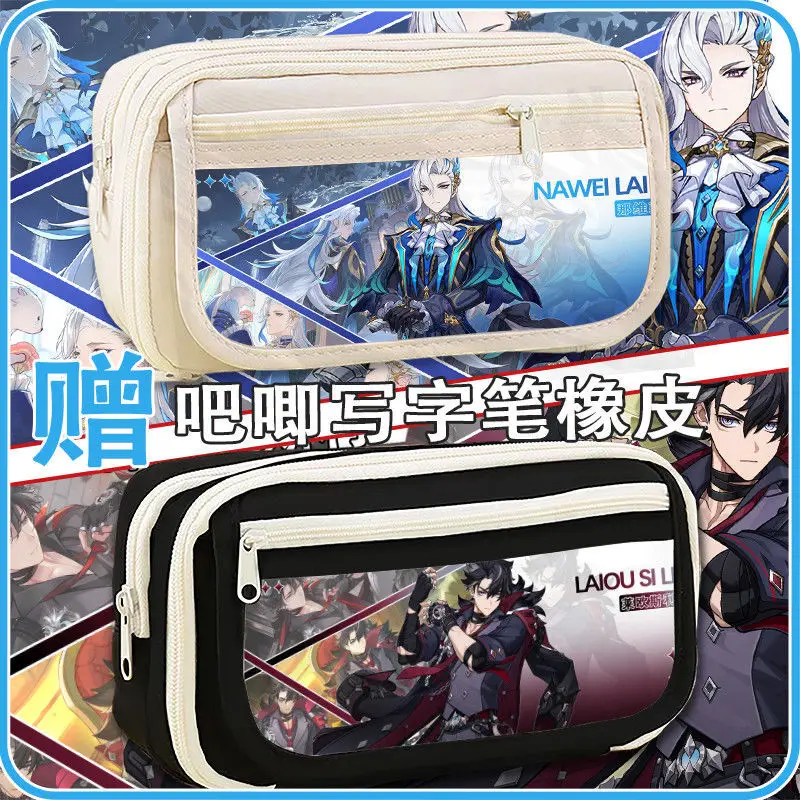 Genshin Impact Male Character Pencil Case Naviet Leosli Elesha Caver Game Peripheral Stationery Box Anime 
Genshin Impact Male Character Pencil Case Naviet Leosli Elesha Caver Game Peripheral Stationery Box Anime