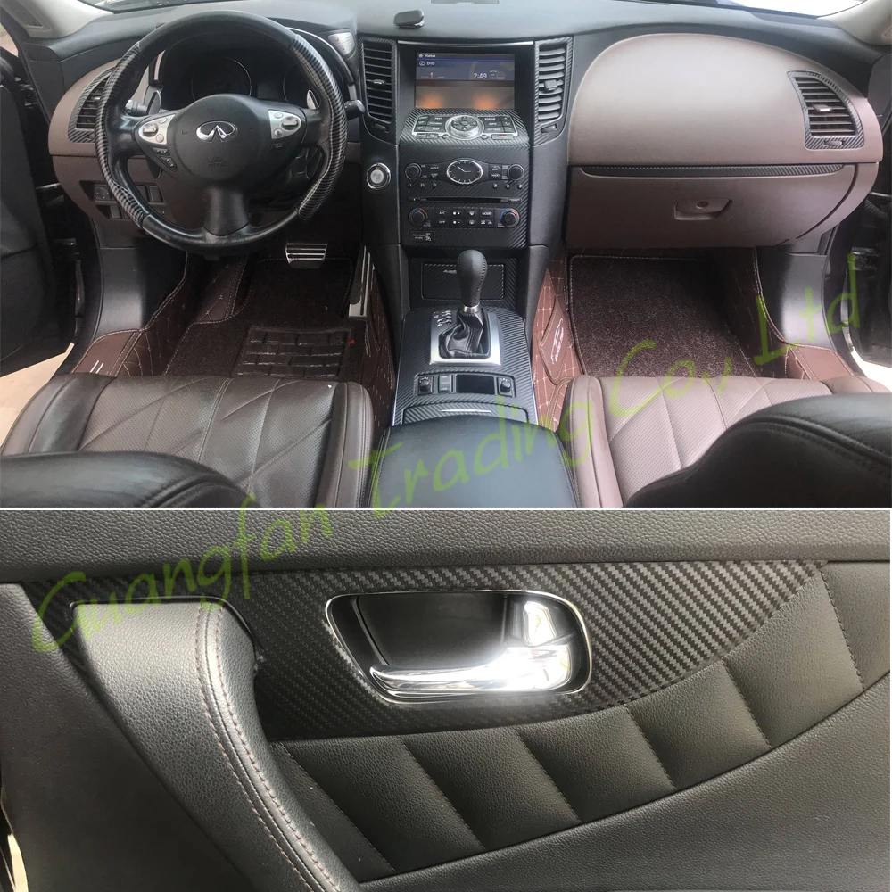 3D/5D Carbon Fiber Car Interior Center Console Cover Color Change Molding Sticker Decals For Infiniti QX70 FX35 FX37
3D/5D Carbon Fiber Car Interior Center Console Cover Color Change Molding Sticker Decals For Infiniti QX70 FX35 FX37