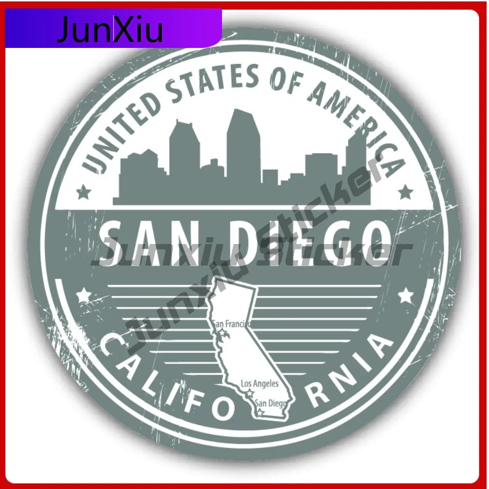California San Diego Usa Creative Sticker Travel Stamp Car Decal Bumper Stickers Funny Style Laptop Use Waterproof Vinyl Deca
California San Diego Usa Creative Sticker Travel Stamp Car Decal Bumper Stickers Funny Style Laptop Use Waterproof Vinyl Deca