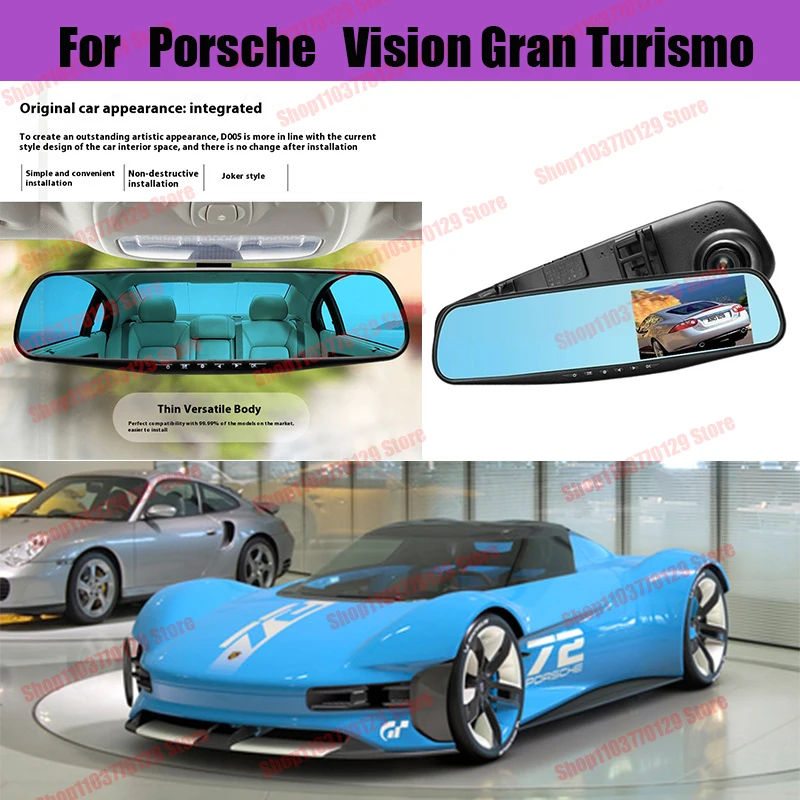 For Porsche Vision Gran High definition dual lens driving recorder with front and rear dual recording reverse images Car dvr
For Porsche Vision Gran High definition dual lens driving recorder with front and rear dual recording reverse images Car dvr