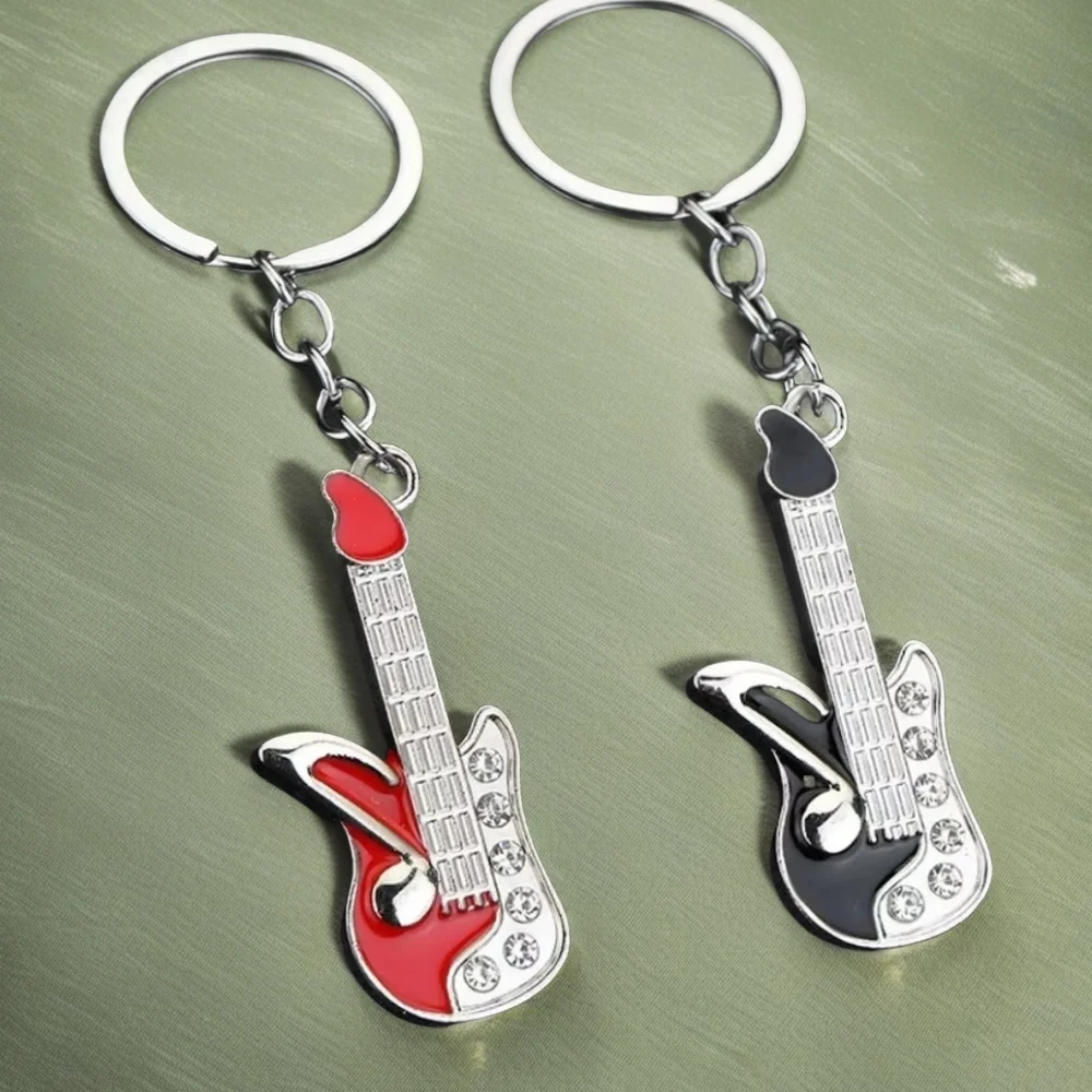 Enthusiast Creative Music Mini Metal Cute Keychain Guitar Pendant Key Ring Accessories Personalized Keyring Lover Small Gift
Enthusiast Creative Music Mini Metal Cute Keychain Guitar Pendant Key Ring Accessories Personalized Keyring Lover Small Gift