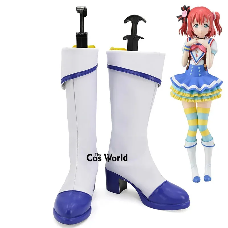 Love Live Sunshine Aqours Jumping Heart Kurosawa Ruby Аниме Обувь для косплея на заказ Сапоги 
Love Live Sunshine Aqours Jumping Heart Kurosawa Ruby Аниме Обувь для косплея на заказ Сапоги