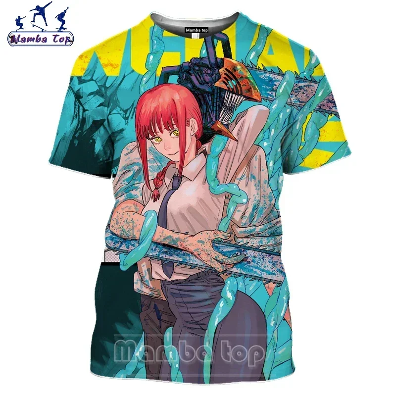Summer Japanese Hot Anime Chainsaw Man3D Printed Character T-shirt Large Size Loose O Collar Short Sleeve Oversized Loose Top
Summer Japanese Hot Anime Chainsaw Man3D Printed Character T-shirt Large Size Loose O Collar Short Sleeve Oversized Loose Top