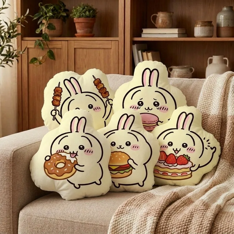 Chiikawa Usagi Irregular Shape Pillow Soft Food Series Plush Pillow Elastic Burger Style Cute Donut Style Sofa Decoration Gifts
Chiikawa Usagi Irregular Shape Pillow Soft Food Series Plush Pillow Elastic Burger Style Cute Donut Style Sofa Decoration Gifts