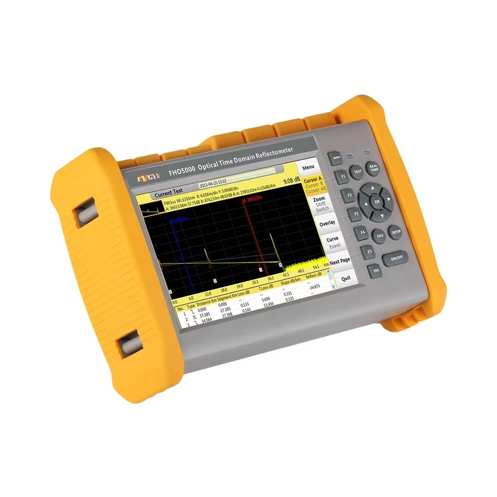 FHO5000-D35 OTDR: Интеллектуальное высокоточное оптическое оборудование с встроенным OPM, VLF, LS и картой событий
FHO5000-D35 OTDR: Интеллектуальное высокоточное оптическое оборудование с встроенным OPM, VLF, LS и картой событий