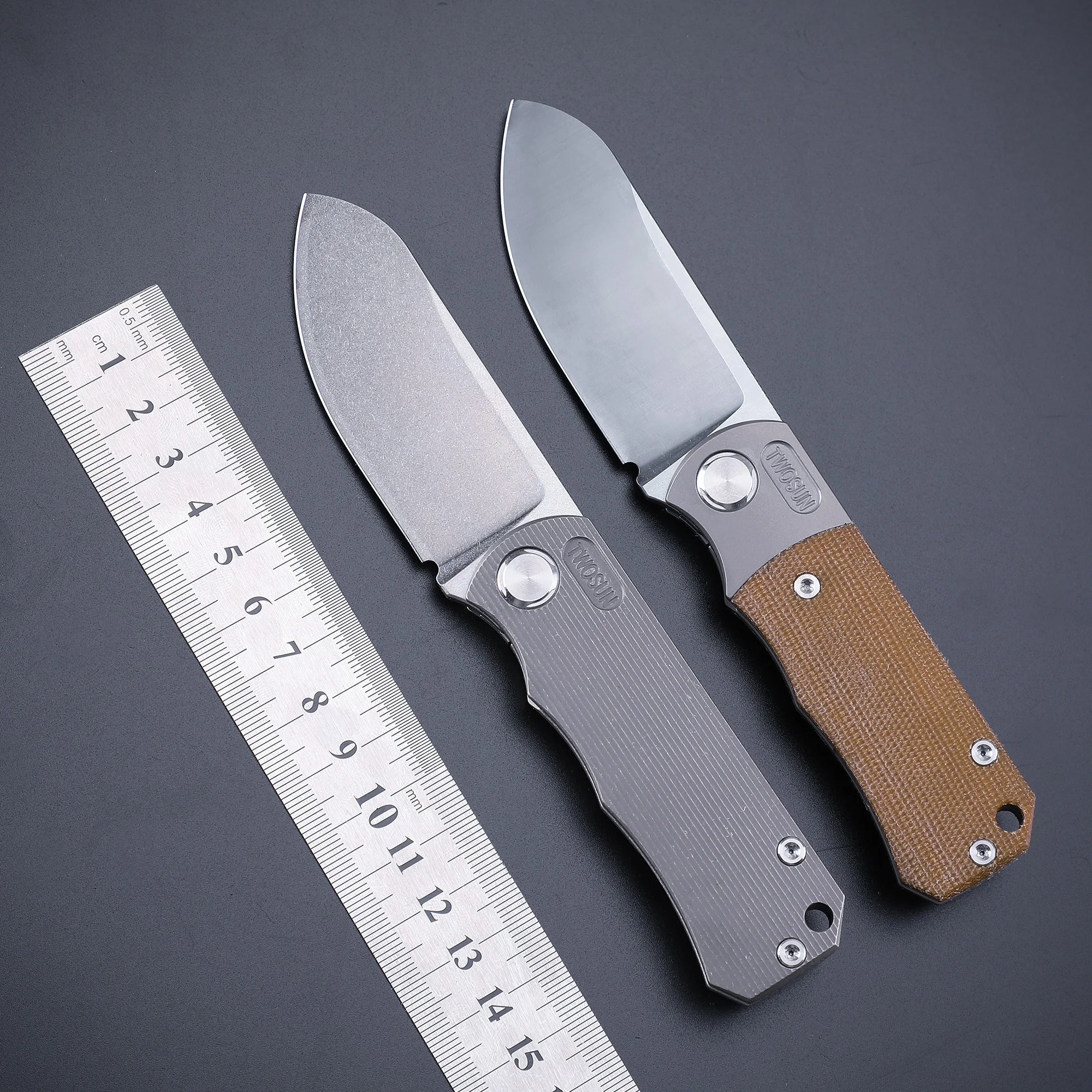 TwoSun TS349 Pocket Knife D2 Steel Blade Titanium Handle Ball Bearing Outdoor Survival Camping Hunting Folding Pocket Knife Tool
TwoSun TS349 Pocket Knife D2 Steel Blade Titanium Handle Ball Bearing Outdoor Survival Camping Hunting Folding Pocket Knife Tool