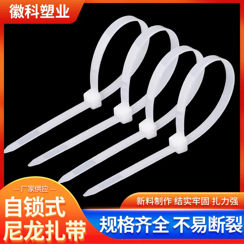Custom. Self-Locking Nylon Tie Manufacturers a Large Number of Black and White Plastic Tie Ratchet Tie
Custom. Self-Locking Nylon Tie Manufacturers a Large Number of Black and White Plastic Tie Ratchet Tie