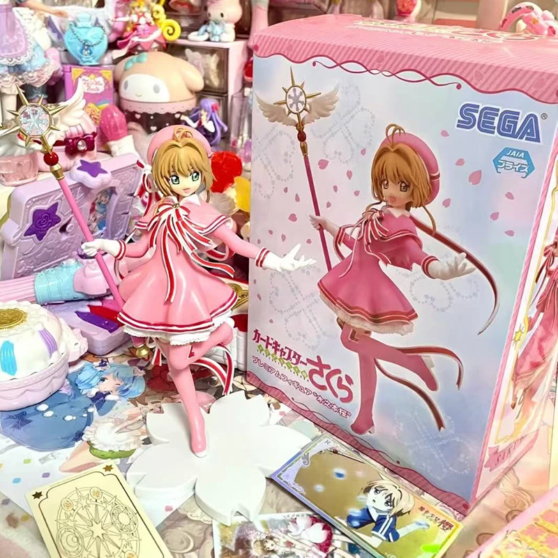 Оригинальная модель Sega Card Captor Kinomoto Sakura, милые аниме-фигурки, коллекционные игрушки, подарки на день рождения для девочек
Оригинальная модель Sega Card Captor Kinomoto Sakura, милые аниме-фигурки, коллекционные игрушки, подарки на день рождения для девочек