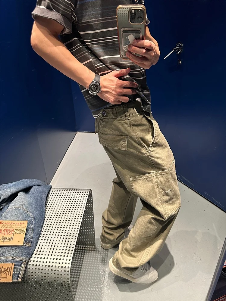 Uniike Oily Guest 3 Color Straight Leg Workwear Trousers Men's Faion Brand Versatile Cotton Youthful Sle Autumn Wear
Uniike Oily Guest 3 Color Straight Leg Workwear Trousers Men's Faion Brand Versatile Cotton Youthful Sle Autumn Wear