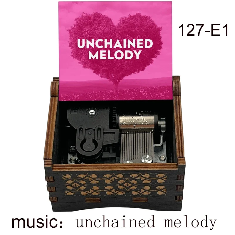 Механическая музыкальная шкатулка unchained мелодия, деревянный подарок для жены, подруги, парня, Новый год, Рождество, День святого Валентина, подарок любви
Механическая музыкальная шкатулка unchained мелодия, деревянный подарок для жены, подруги, парня, Новый год, Рождество, День святого Валентина, подарок любви
