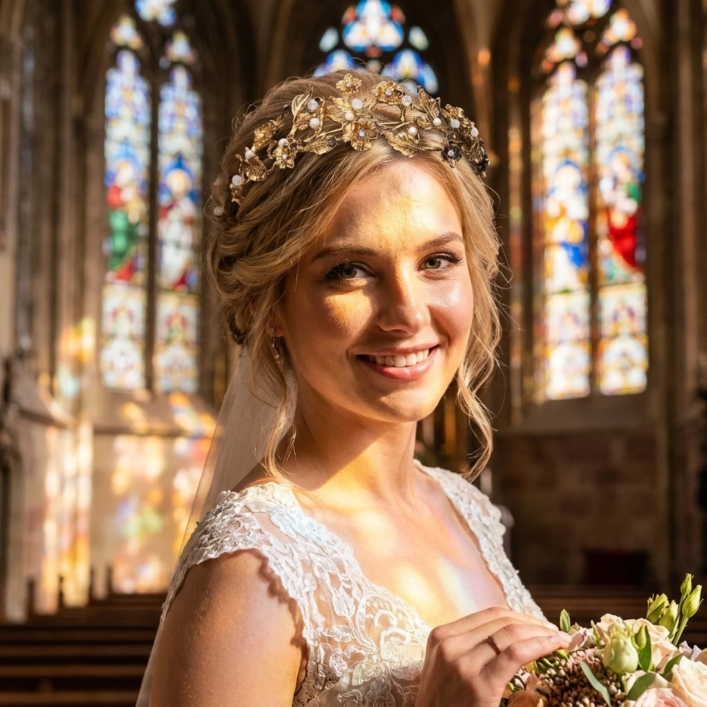 Bridal Headband With Bronze Flower Rhinestone And Pearl Alloy Crown For Wedding Photography
Bridal Headband With Bronze Flower Rhinestone And Pearl Alloy Crown For Wedding Photography