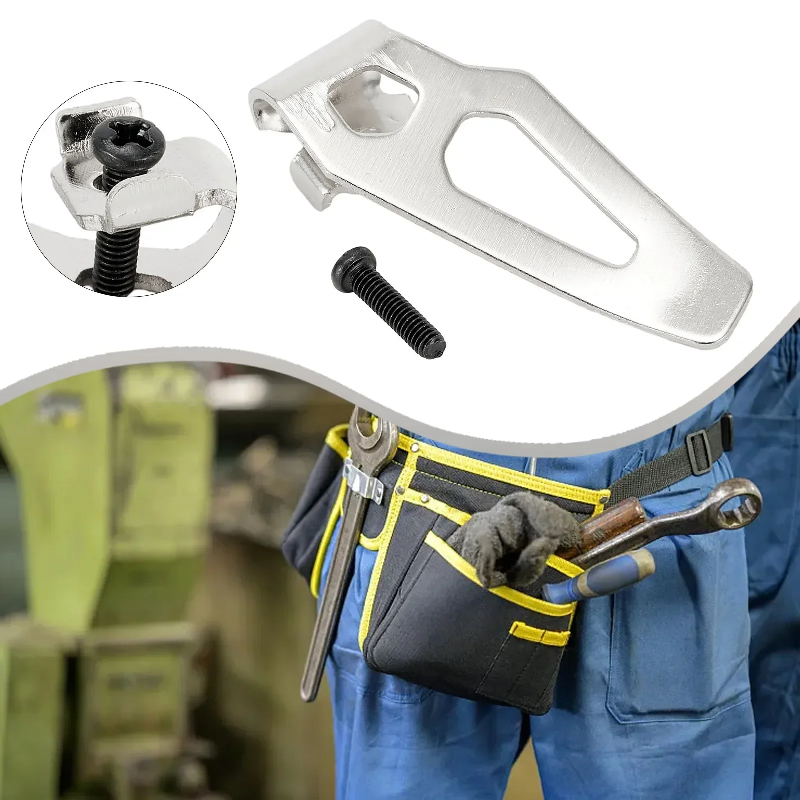 1pcs Metal Belt Clip Tool Belt Buckle Seat Belt Hook Waist Buckle 42-70-0490 For Power Tools Replacement Parts
1pcs Metal Belt Clip Tool Belt Buckle Seat Belt Hook Waist Buckle 42-70-0490 For Power Tools Replacement Parts