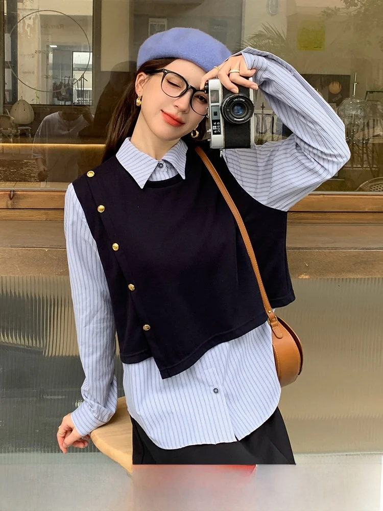 plus Size Women's Spring Fashion Set 2026 Casual High Waist A-Line Skirt Long Sleeve Shirt Polyester Cotton Spandex Blend
plus Size Women's Spring Fashion Set 2026 Casual High Waist A-Line Skirt Long Sleeve Shirt Polyester Cotton Spandex Blend