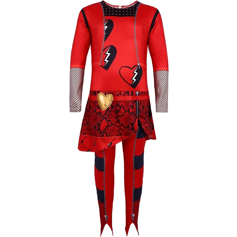New Movie Descendants: The Rise of Red Cosplay Costume Kid Girl Jumpsuit Princess Bodysuit Uniform Halloween Carnival Clothes
New Movie Descendants: The Rise of Red Cosplay Costume Kid Girl Jumpsuit Princess Bodysuit Uniform Halloween Carnival Clothes